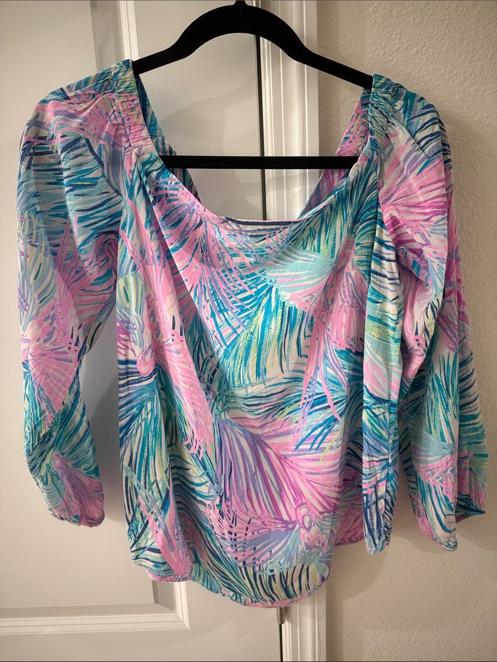 Silk Off-Shoulder Top